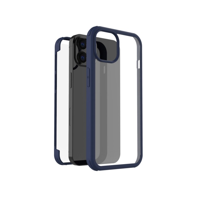 Accezz 360° full protective cover iphone 13 pro - blauw