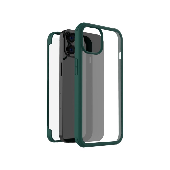 Accezz 360° full protective cover iphone 14 pro - groen