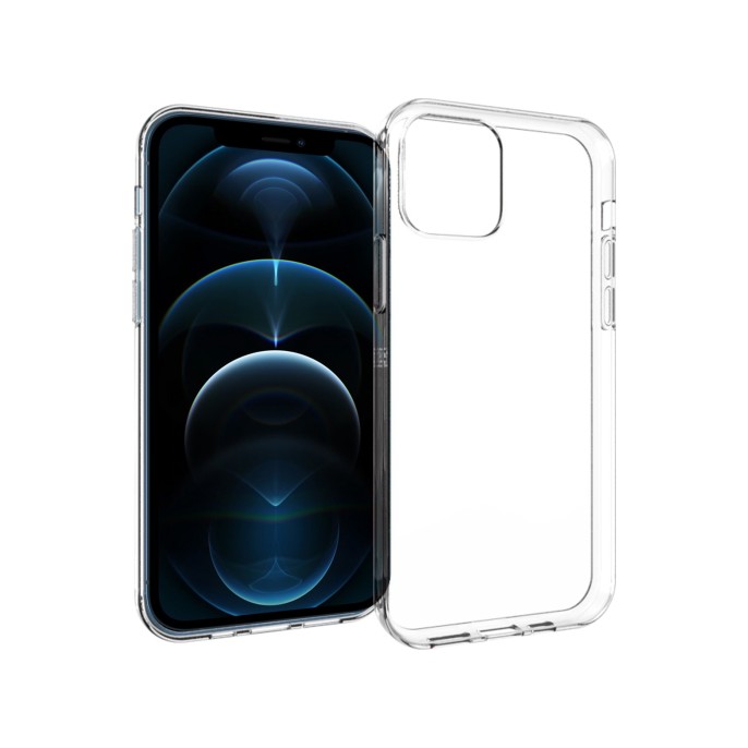 Accezz clear backcover iphone 12 (pro) - transparant