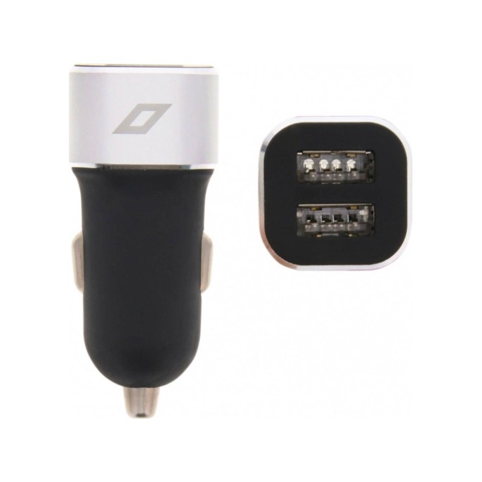 Accezz dual usb car charger - 4,8a - zwart