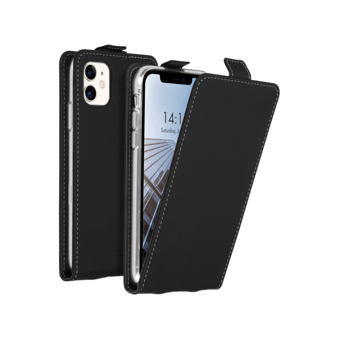 Accezz flipcase iphone 11 - zwart