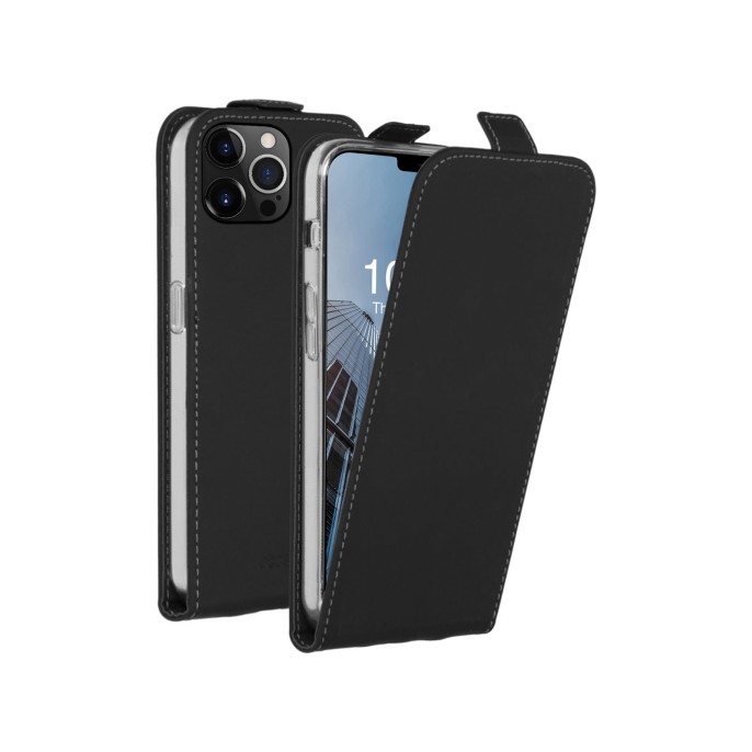 Accezz flipcase iphone 13 pro max - zwart