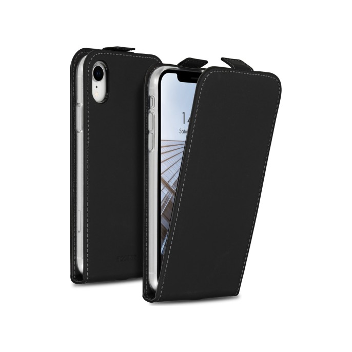 Accezz flipcase iphone xr - zwart