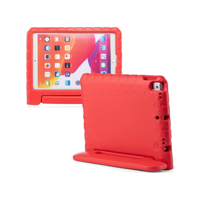 Accezz kidsproof backcover met handvat ipad 9 (2021) 10.2 inch / ipad 8 (2020) 10.2 inch / ipad 7 (2019) 10.2 inch - rood