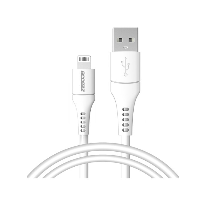 Accezz lightning naar usb kabel - mfi certificering - 1 meter - wit