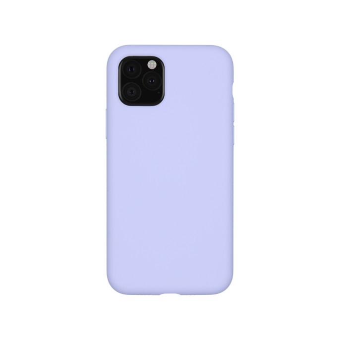 Accezz liquid silicone backcover iphone 11 pro - paars