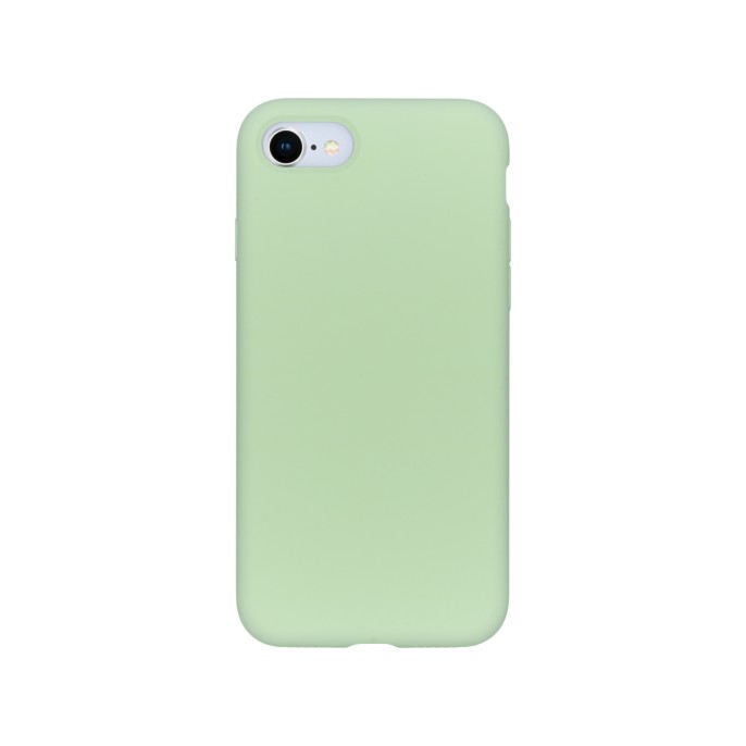 Accezz liquid silicone backcover iphone se (2022 / 2020) / 8 / 7 - groen