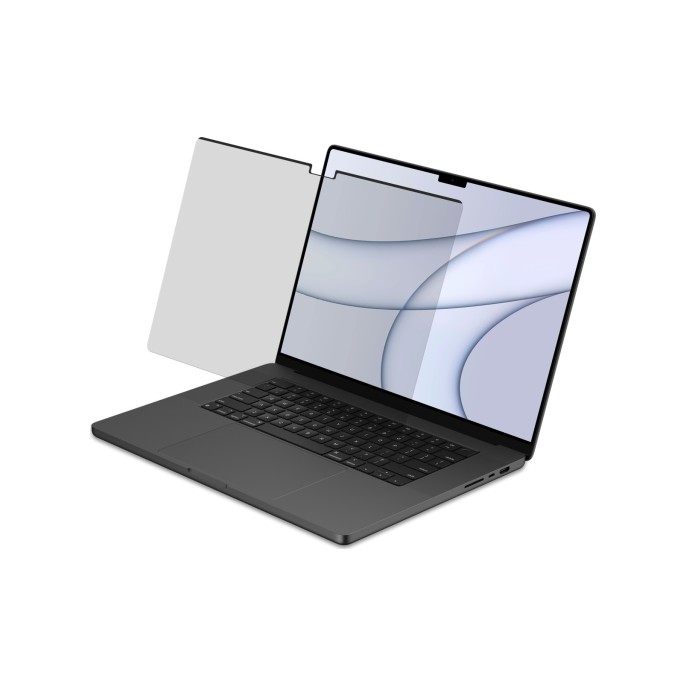 Accezz magnetische screenprotector macbook air 13 inch (2018 - 2020) / pro 13 inch (2018 - 2022) - a1932 / a2179 / a2337