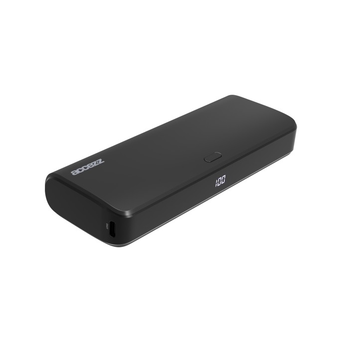 Accezz omega series - powerbank - 20.000 mah - usb-a & usb-c - power delivery - 35 watt - zwart