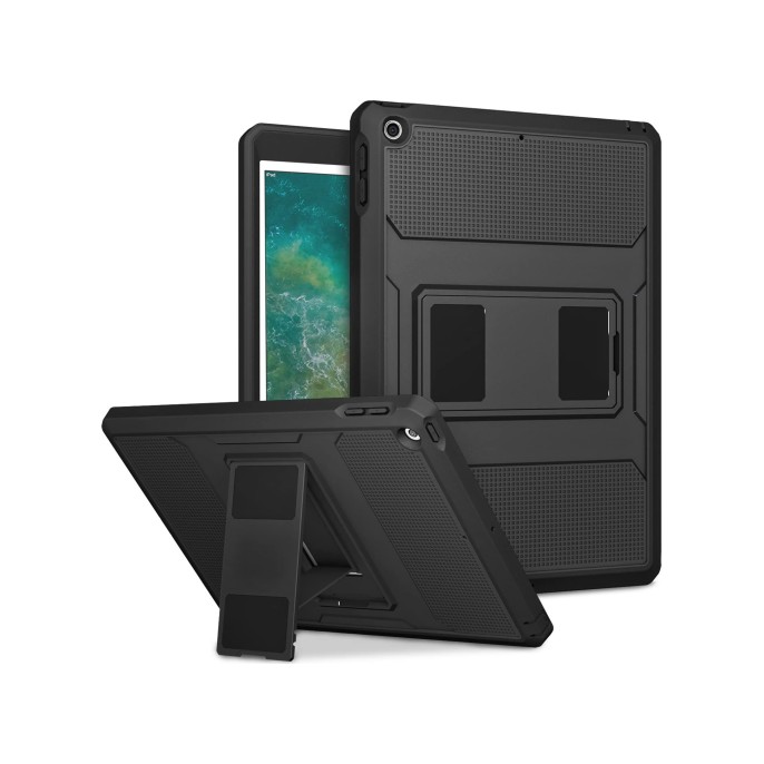 Accezz rugged back case ipad 6 (2018) 9.7 inch / ipad 5 (2017) 9.7 inch - zwart