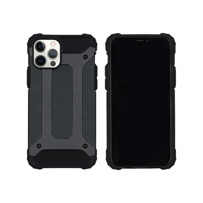 Accezz rugged xtreme backcover iphone 12 (pro) - zwart