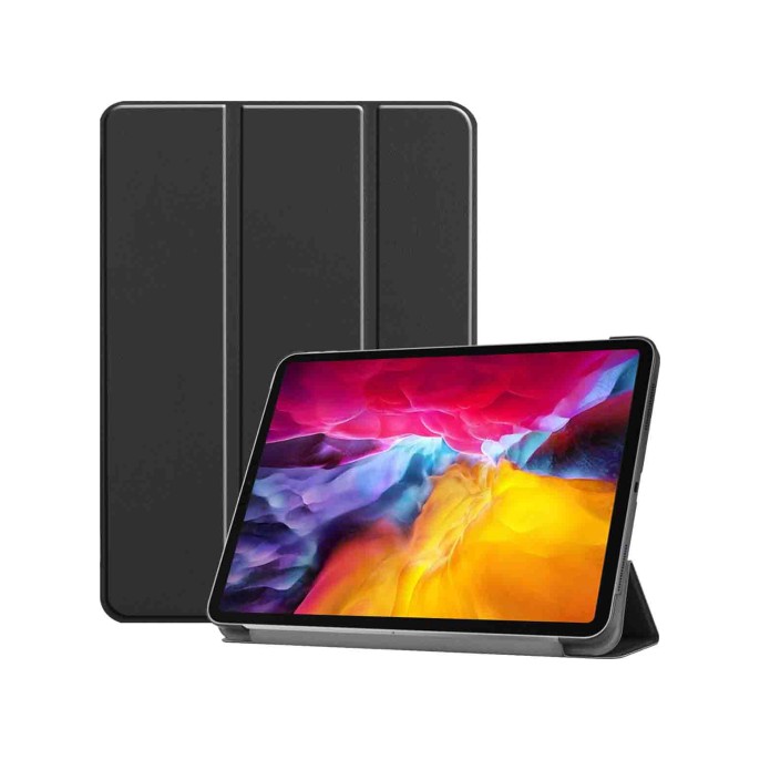 Accezz trifold bookcase ipad pro 11 (2018/2020/2021/2022) - zwart