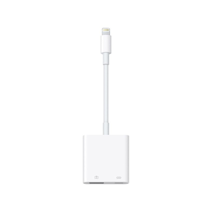 Apple lightning naar usb3 camera adapter - wit