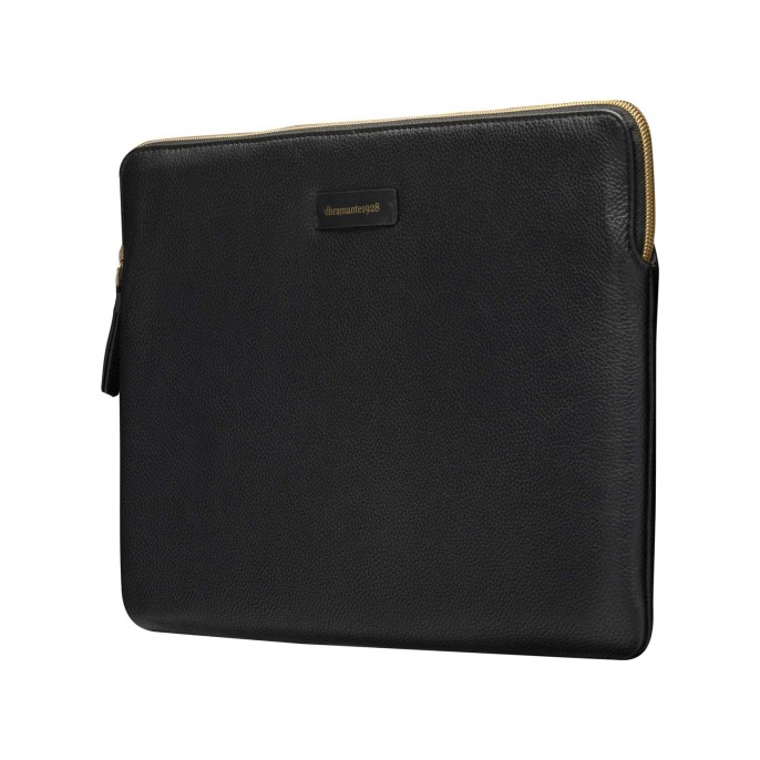 Dbramante1928 paris sleeve - laptop hoes 13 inch - echt leer - macbook pro 13 inch / air 13 inch - night black