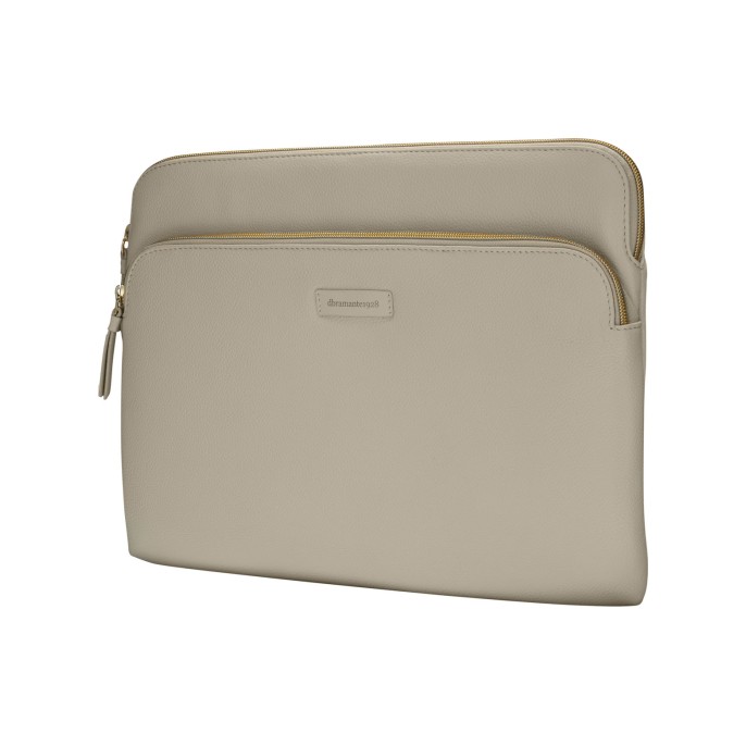 Dbramante1928 paris+ sleeve - laptop hoes 13 inch - echt leer - macbook pro / air 13 inch - sand dune