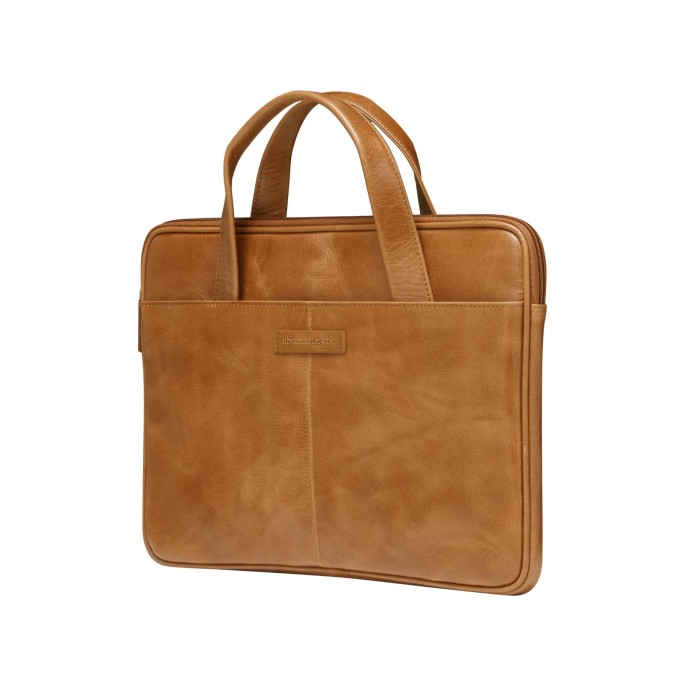 Dbramante1928 silkeborg laptoptas 14 inch - echt leer - golden tan