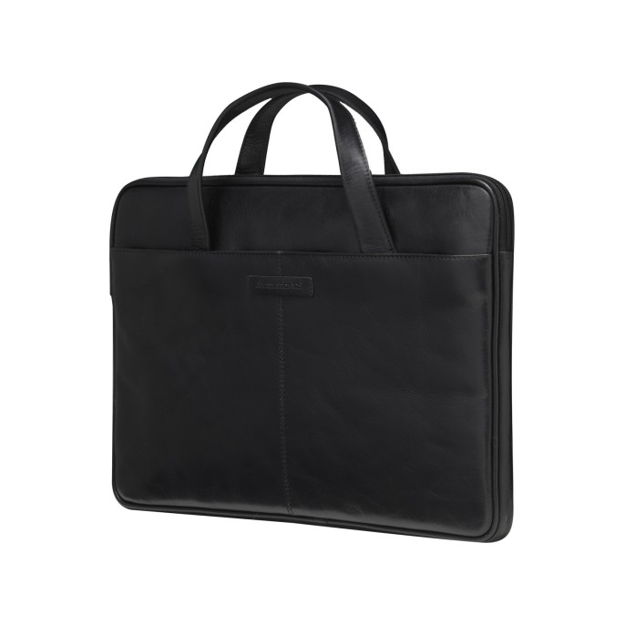 Dbramante1928 silkeborg laptoptas 16 inch - echt leer - black