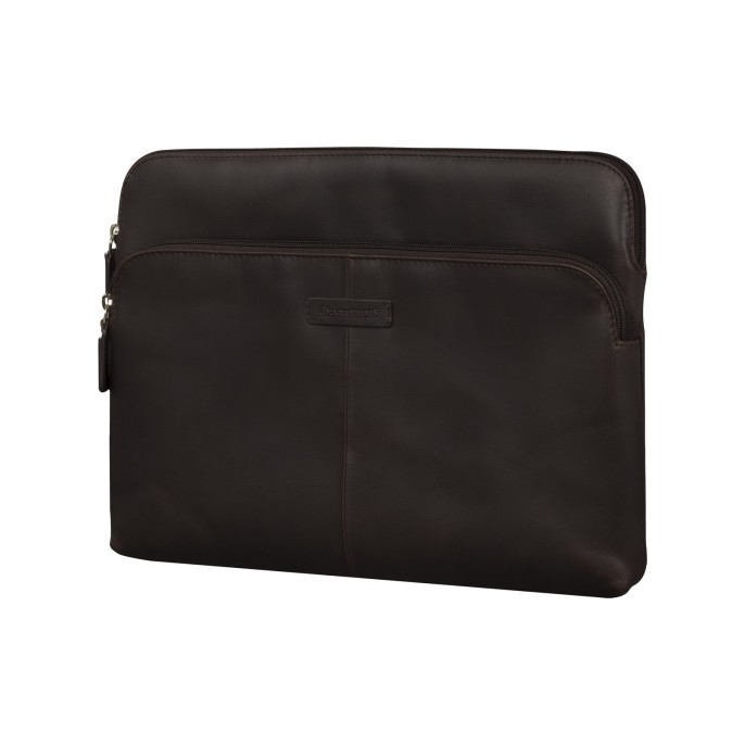 Dbramante1928 skagen pro+ sleeve - laptop hoes 13 inch - echt leer - macbook pro 13 inch / air 13 inch - hunter dark