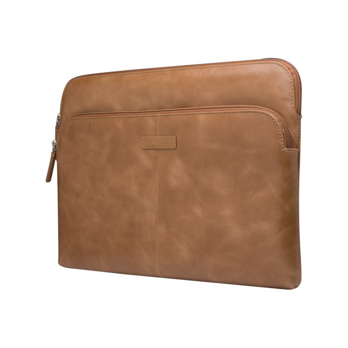 Dbramante1928 skagen pro+ sleeve - laptop hoes 14 inch - echt leer - macbook pro 14 inch - tan