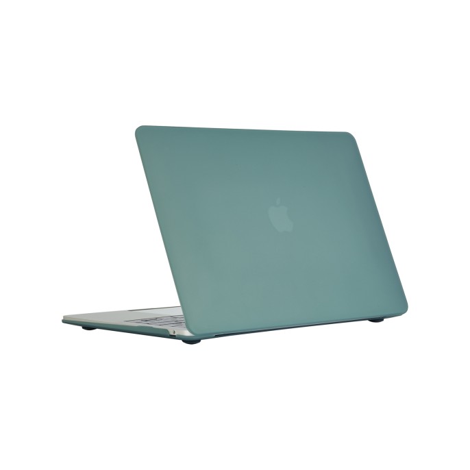 Imoshion laptop cover macbook air 13 inch (2022) / air 13 inch (2024) m3 chip - a2681 / a3113 - donkergroen