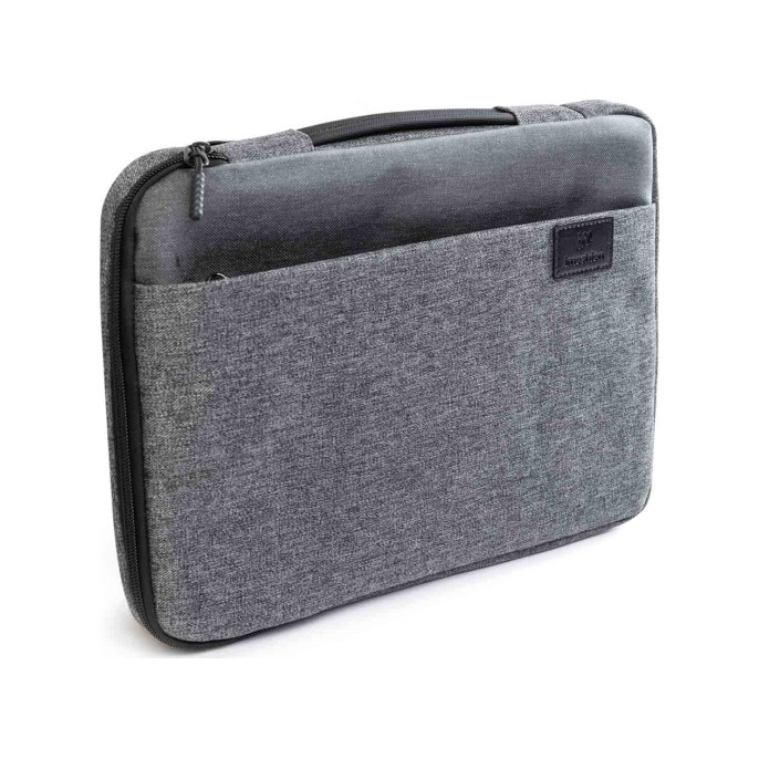 Imoshion laptop hoes 13-14 inch - laptopsleeve met handvat - geschikt voor laptops van 13-14 inch - grijs