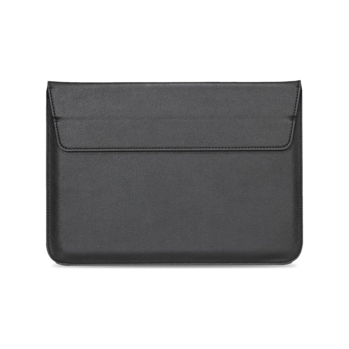 Imoshion vegan lederen laptop sleeve 15 inch - zwart