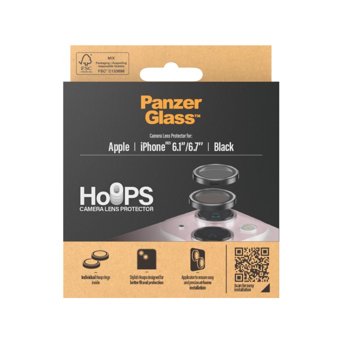 Panzerglass camera protector hoop optic rings iphone 15 / 15 plus