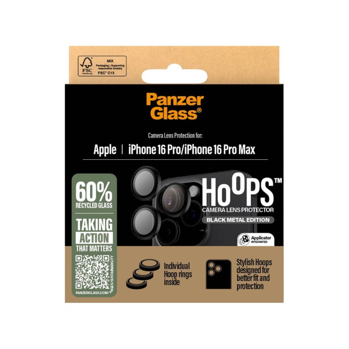 Panzerglass camera protector hoop optic rings iphone 16 pro / 16 pro max