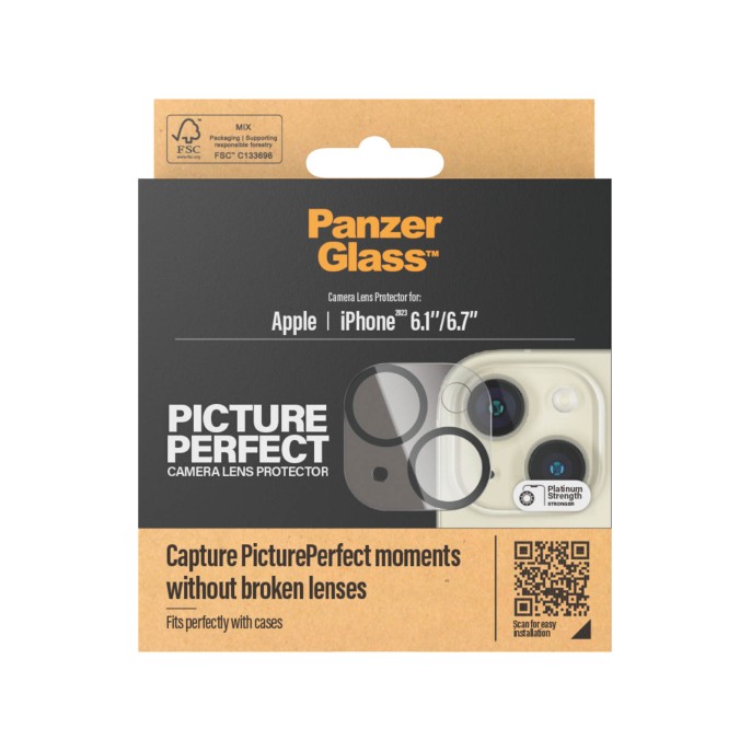 Panzerglass camera protector iphone 15 / 15 plus