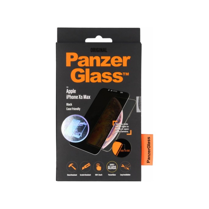 Panzerglass camslider™ privacy screenprotector iphone xs max