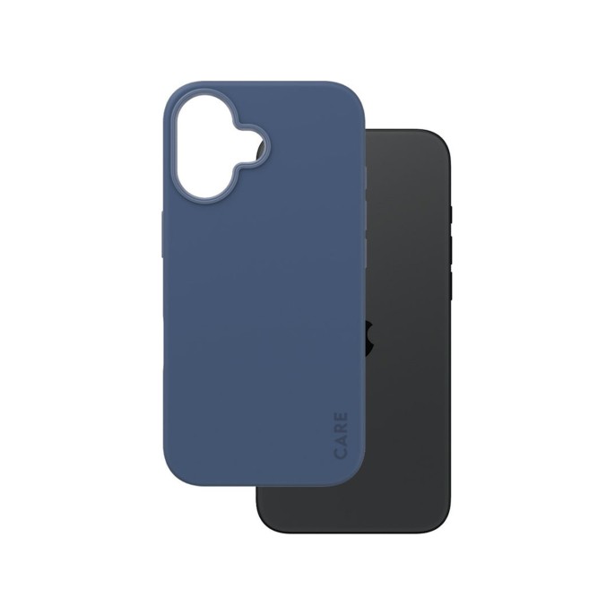 Panzerglass care fashion backcover magsafe iphone 16 - blauw