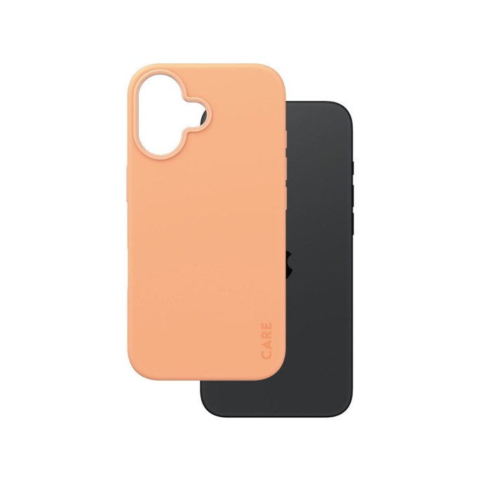 Care by panzerglass fashion backcover magsafe iphone 16 - peachy