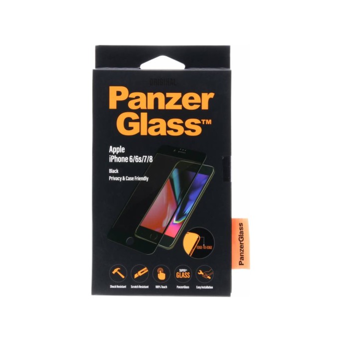 Panzerglass case friendly privacy screenprotector iphone 8 / 7 / 6s / 6