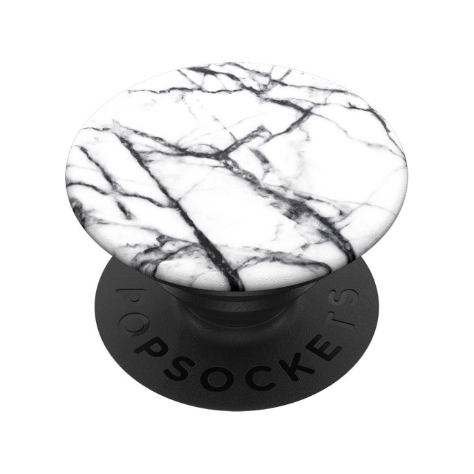 Popsockets popgrip - afneembaar - dove white marble