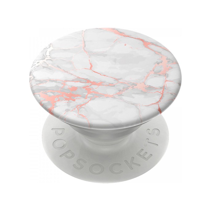 Popsockets popgrip - afneembaar - rose gold lutz marble