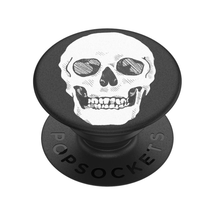 Popsockets popgrip - afneembaar - shaky bones white