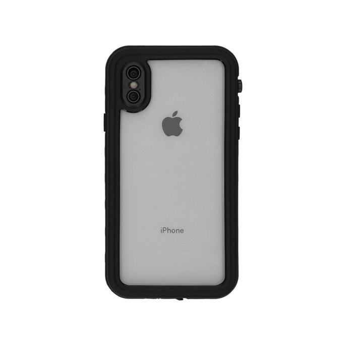 Redpepper dot plus waterproof backcover iphone xs / x - zwart