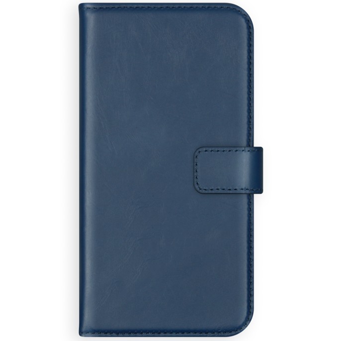 Selencia echt lederen bookcase iphone 11 pro - blauw