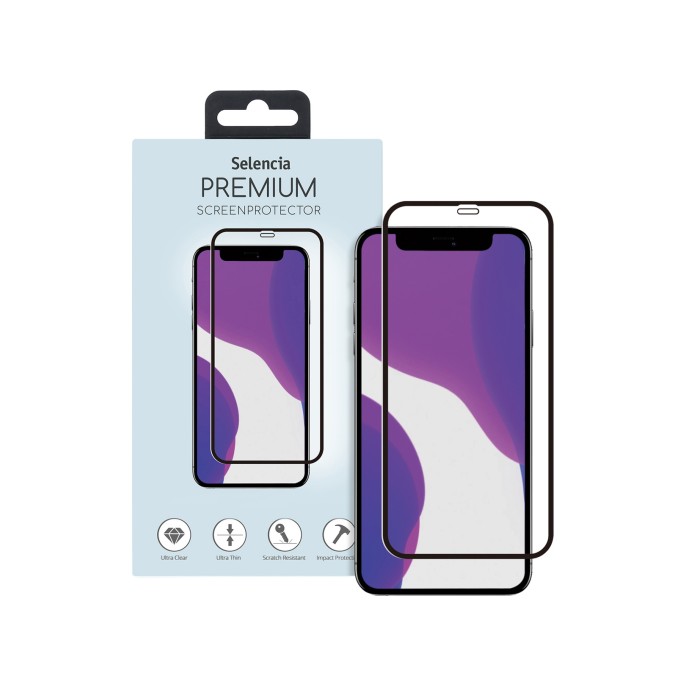 Selencia gehard glas premium screenprotector iphone 12 (pro)