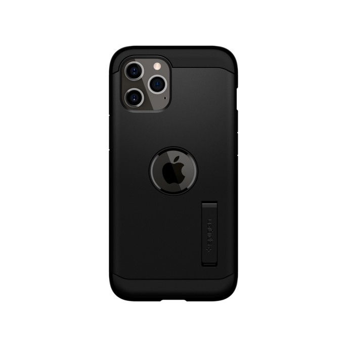 Spigen tough armor backcover iphone 12 pro max - zwart