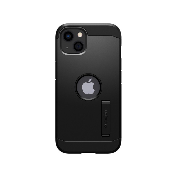 Spigen tough armor backcover iphone 13 mini - zwart