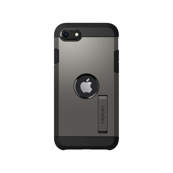 Spigen tough armor backcover iphone se (2022 / 2020) - gunmetal