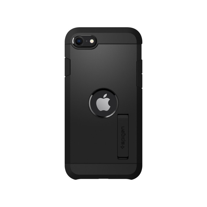 Spigen tough armor backcover iphone se (2022 / 2020) - zwart