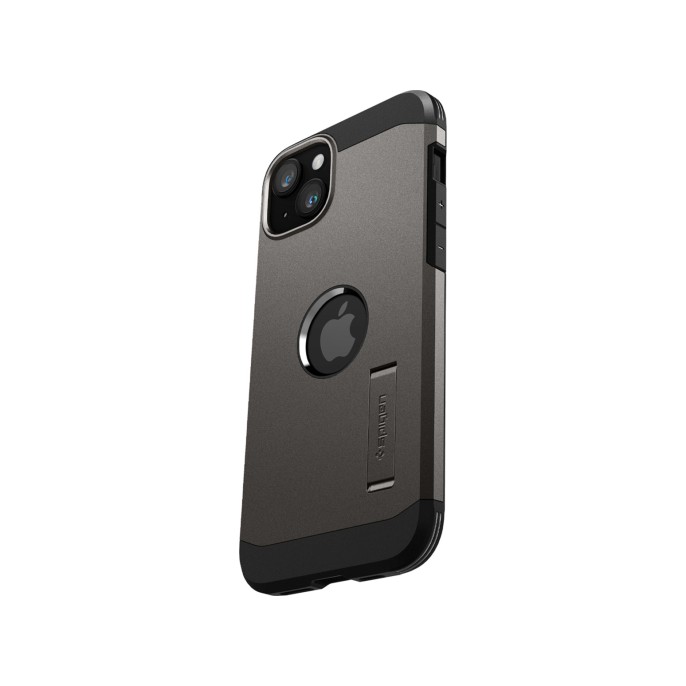 Spigen tough armor backcover magsafe iphone 15 plus - gunmetal