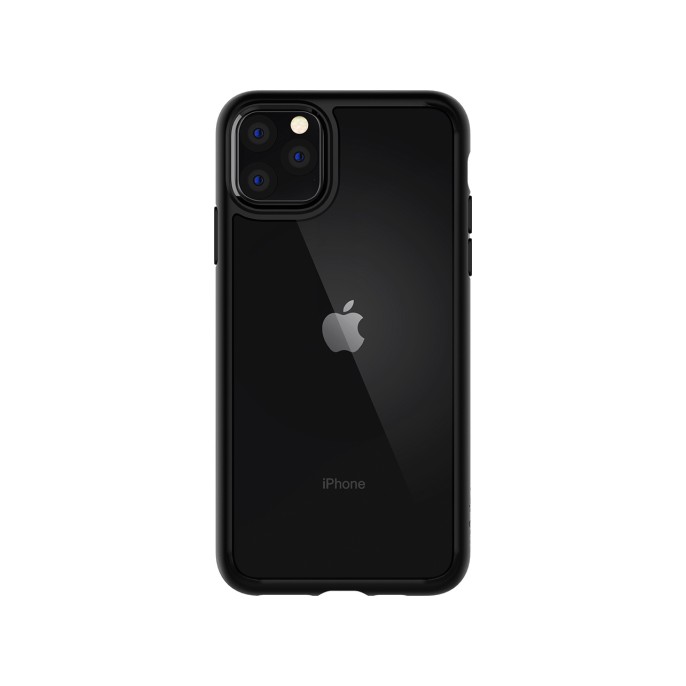 Spigen ultra hybrid backcover iphone 11 pro max - zwart