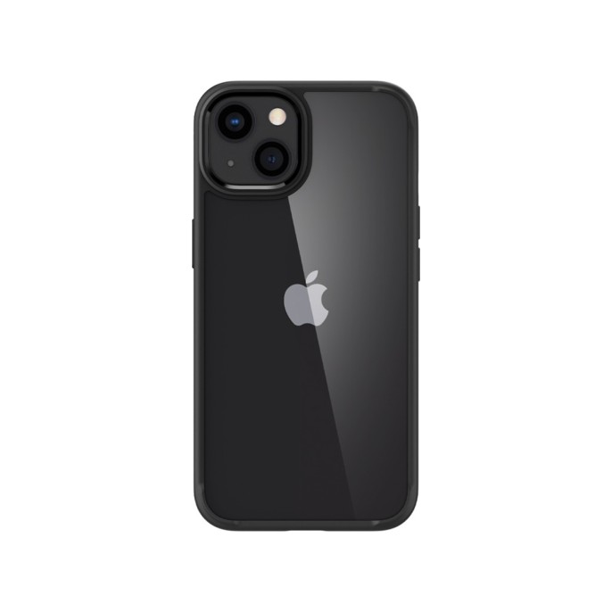 Spigen ultra hybrid backcover iphone 13 - zwart