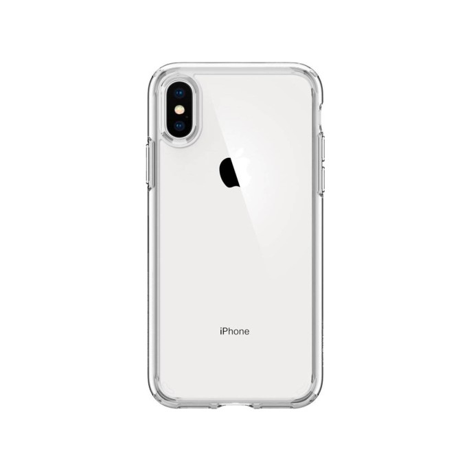 Spigen ultra hybrid backcover iphone x / xs - transparant