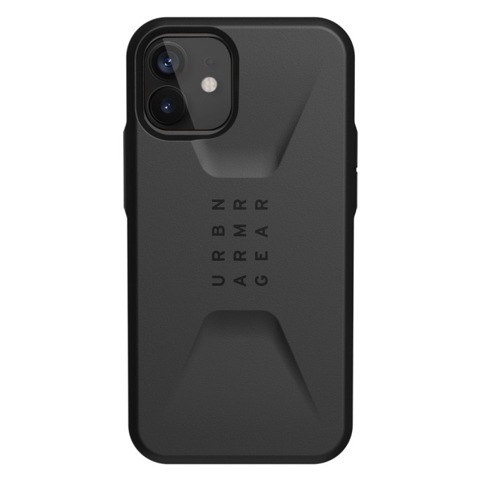 Uag civilian backcover iphone 12 mini - zwart