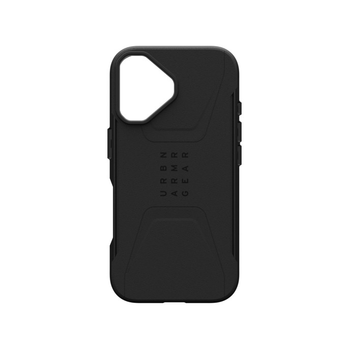 Uag civilian backcover magsafe iphone 16 - black