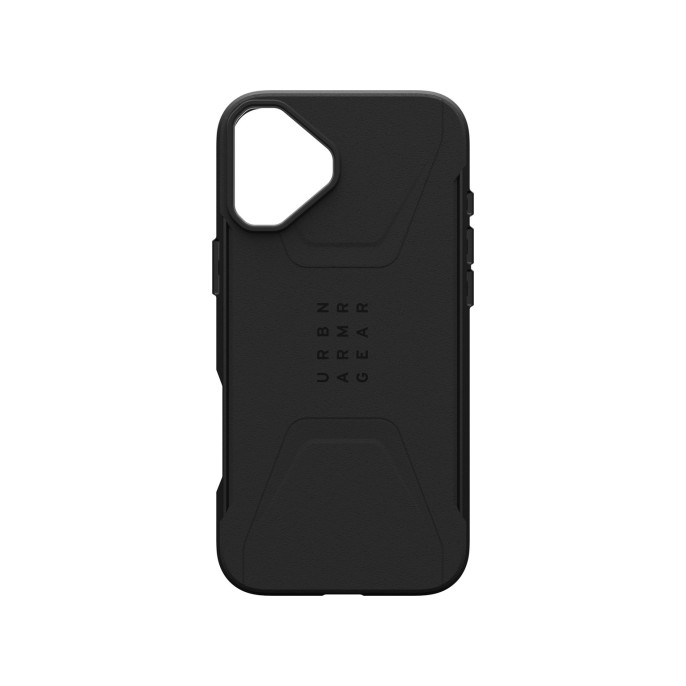 Uag civilian backcover magsafe iphone 16 plus - black